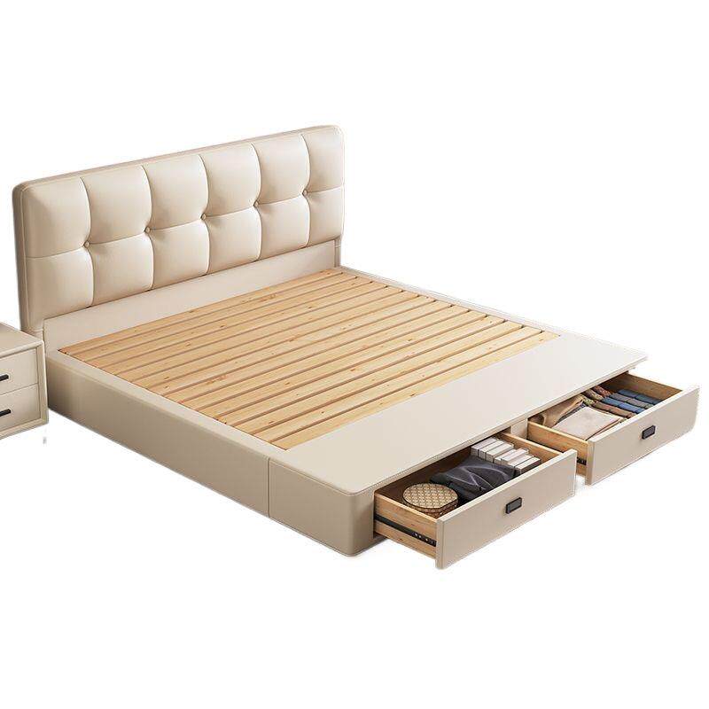 卧室薄高箱气压床储物床小户型双人多功能带抽屉豪华床头收纳