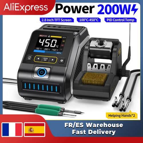FNIRSI 200W Power Repaid Heating Soldering Iron Staion C210