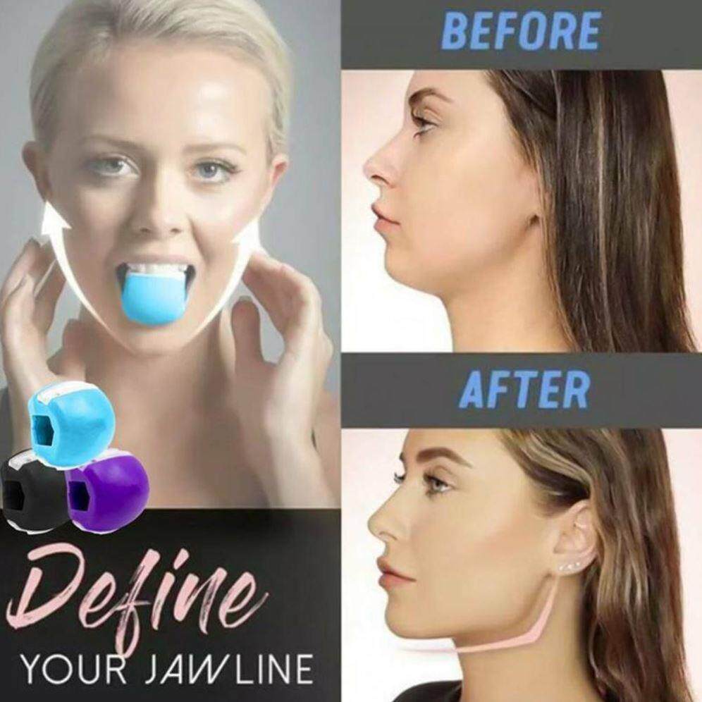 Jaw Exercise Ball Silica Neck Face Toning Muscle Exercis
