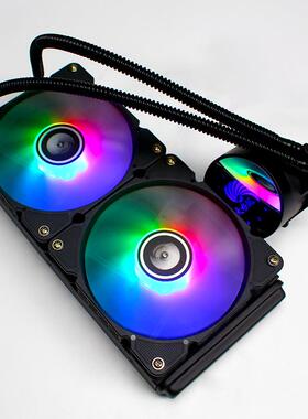 天极风冰魔120/240一体式水冷AM42011CPU水冷散热器 12CM温控风扇