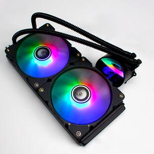 天极风冰魔120/240一体式水冷AM42011CPU水冷散热器 12CM温控风扇