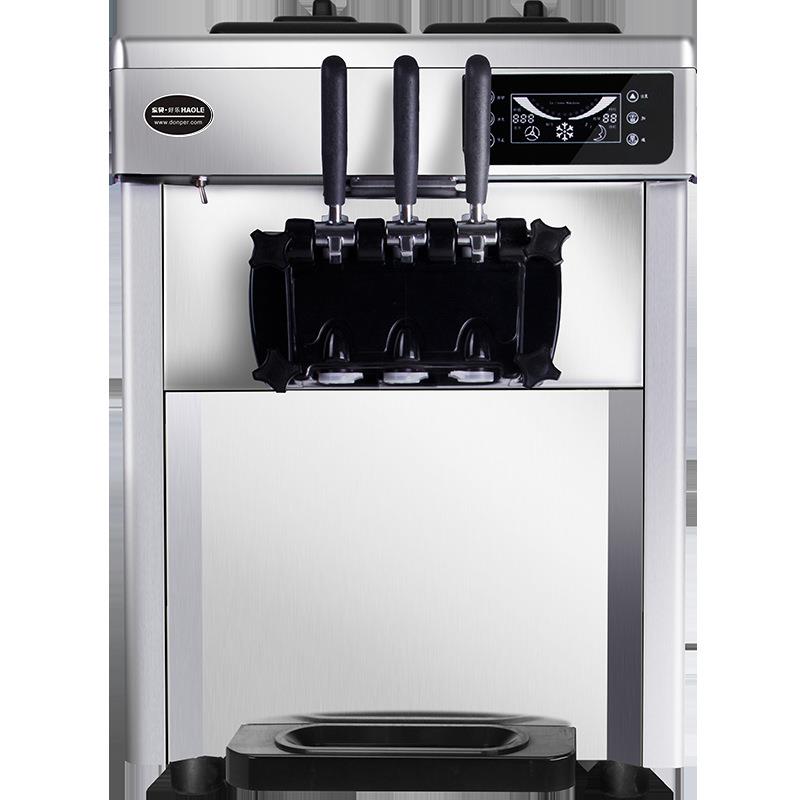 冰淇淋机台式商小型用软全开自动冰激凌机雪糕甜筒脆483皮店摆摊