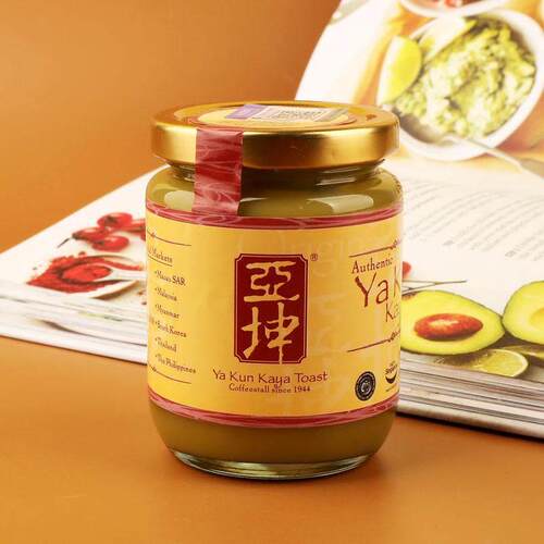新加坡进口亚坤咖椰酱斑斓酱早餐花生酱吐司面包抹酱290g正品保证