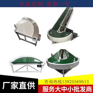 U型环型输送带90度180度转弯机食品输送带流水线传送带物流分拣线