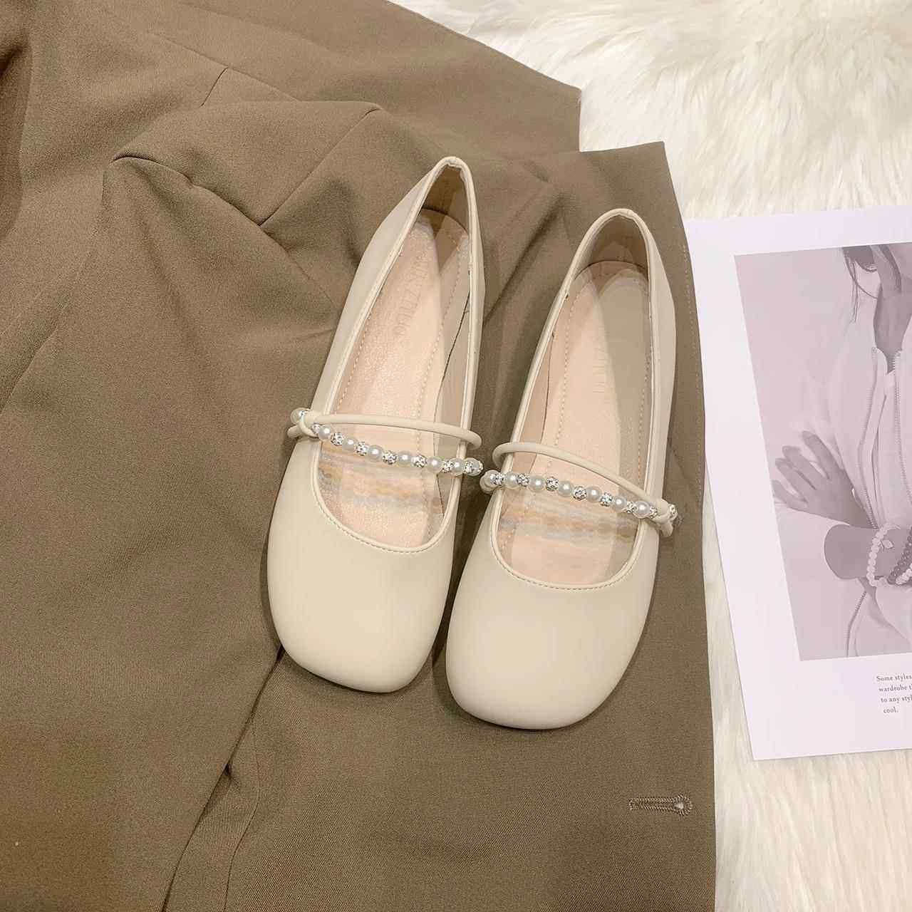 春秋温柔平底单鞋女2026新款玛丽珍鞋配裙子软底浅口0125z,女鞋,勃肯鞋/软木鞋,淘宝优惠券,粉丝福利购,淘宝优惠卷