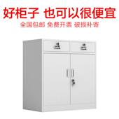 办柜公室铁皮文件柜案SEM AG资料柜财档务收纳凭证柜钢柜制矮柜储
