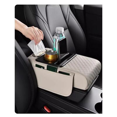 适用奔驰ML320 ML350 GL GLE水杯架拉帘GLS450扶手箱盖板储物盒盖