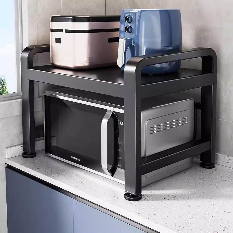 可伸缩厨房微波炉架子置物架多功能家用台面电饭锅烤箱收纳支架,厨房/烹饪用具,微波炉置物架,淘宝优惠券,粉丝福利购,淘宝优惠卷