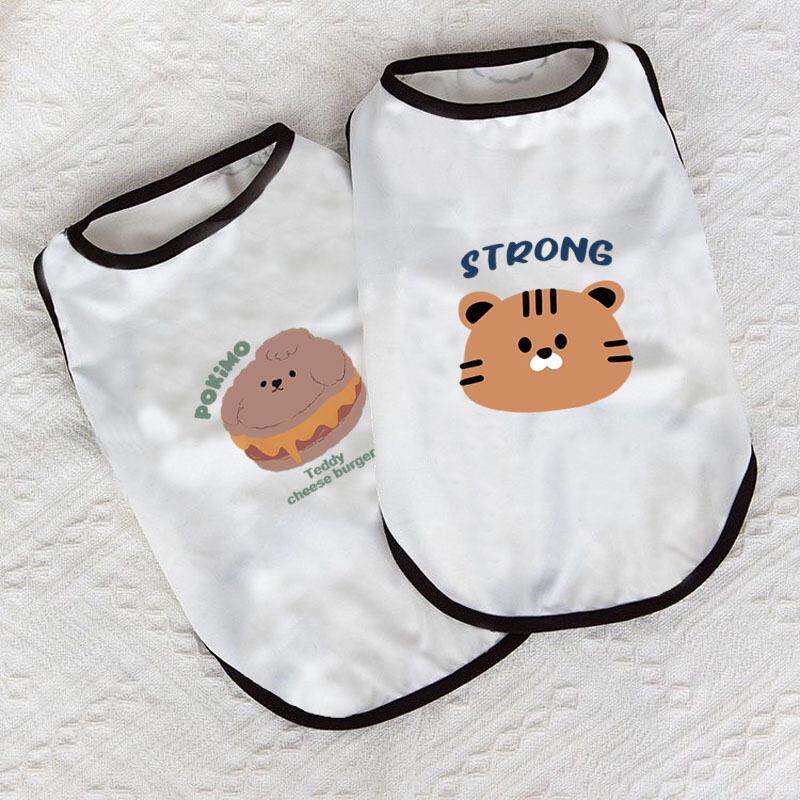 猫咪衣服狗狗宠物服装比熊法斗柯基泰迪博美小型犬幼背心薄款通用