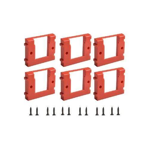 6Pcs Battery Holder Wall Mount Battery Dock Holder For