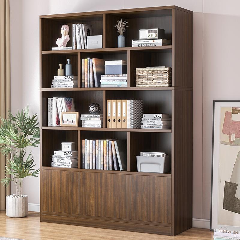 实木架架落地书置物SJ0127简易客厅收纳柜靠墙卧室柜子物柜多层书