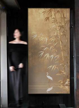 《节节升》新中式大气辉煌装饰画酒店大堂茶室入户走廊玄关挂画