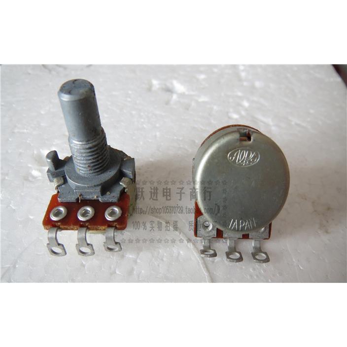 16型进口日本ALPS B1K B50K单联音响音量电位器 孔脚柄长15MM
