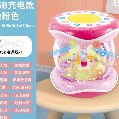 Children drum hand drum early education four-month baby