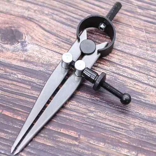 皮匠老王 手工皮具手作DIY划线工具 间距规  可调节圆 画线DIY工