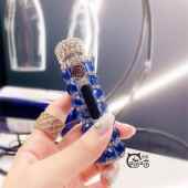 创意 usb充电防风长圆条打感应烟器机个性 新款 点双电弧火便携