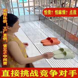 2.0特厚不锈钢安全网304阳台护栏网孔板挡板家用防护网防盗网垫板