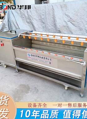 洋姜毛辊去皮 清洗机 荔浦芋号头去皮机952 蹄荸荠清洗机型马齐全