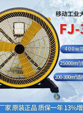 移动冷风机FJ-30蒸发式空气冷却器工业冷风扇工厂网吧仓房商铺