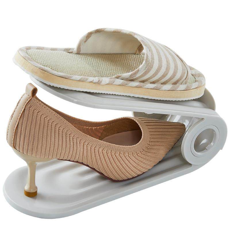 省空间鞋子收纳神器鞋盒鞋柜分层隔板放鞋箱折叠双层鞋架鞋托隔层,收纳整理,鞋盒,淘宝优惠券,粉丝福利购,淘宝优惠卷