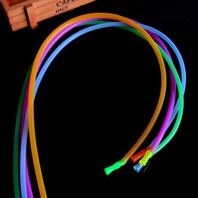 Color transparent 50CM long soft straw soft skin tube