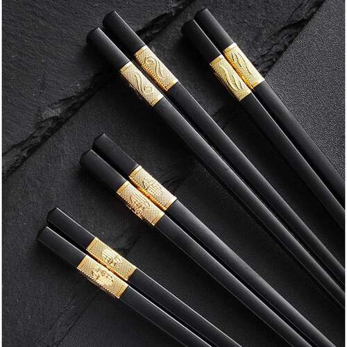 Wholesale alloy chopsticks with the character 