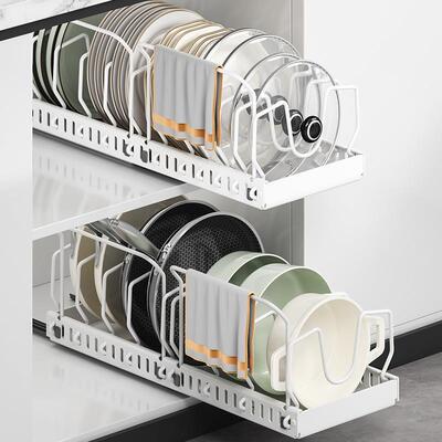 Cross-border scalable cabinet drawer storage rack for placin