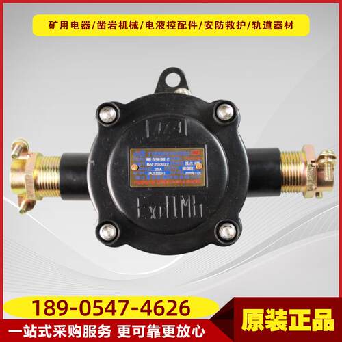 矿用隔爆型低压电缆接线盒BHD2-25/660(380)-2T铸铁材质接线盒