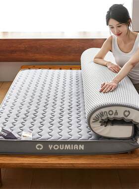 A类春夏冬季字母牛奶丝乳胶床垫家用卧室加厚学生宿舍单人用床垫