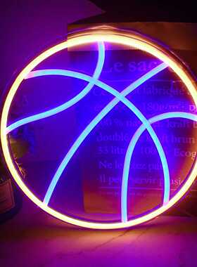 发光etsy招牌运动用品篮球体育霓虹灯led卧室热销装饰