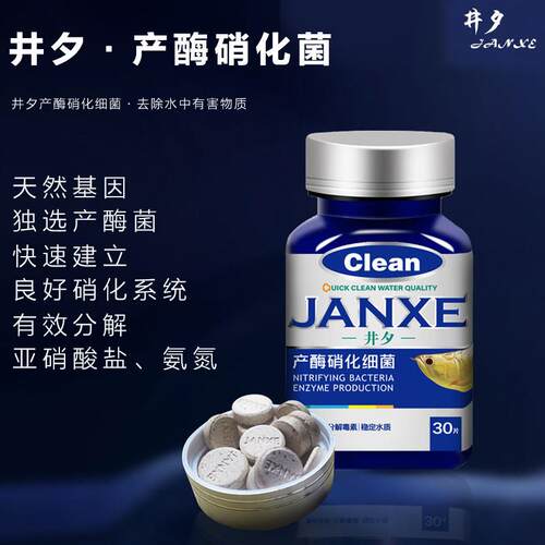 硝化细菌鱼缸用水族净水剂片剂硝化细菌活菌观赏鱼用井夕硝化细菌