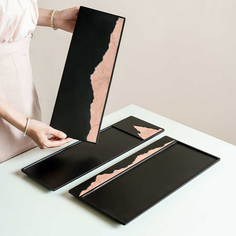 楠竹长方干泡盘黑色茶盘中式壶承干泡台茶台家用复古托盘小型,餐饮具,茶具礼盒,淘宝优惠券,粉丝福利购,淘宝优惠卷