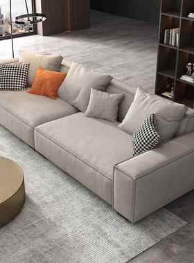 9W意式极简豆块免AZ--豆腐洗肤亲磨布布艺小户型客厅新腐砂款直排