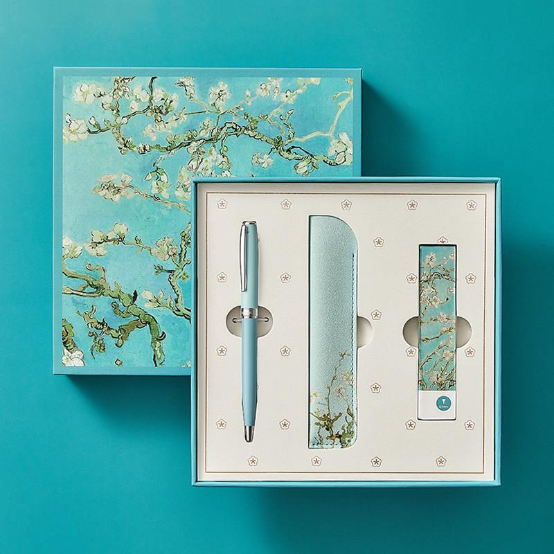 tramol梵高宝珠笔签字笔女士商务高档精致礼盒套组生日生日毕业礼