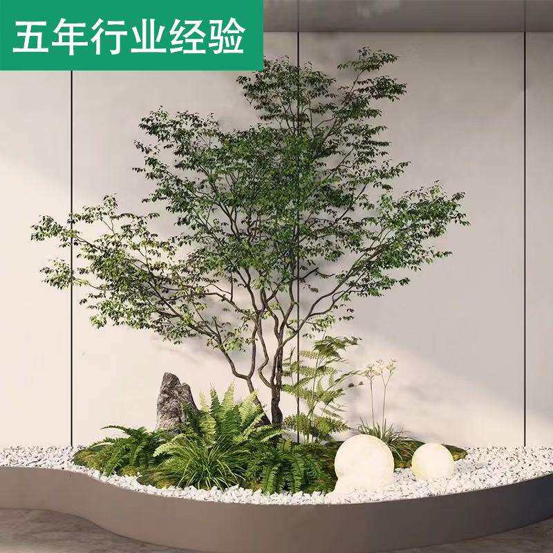 高端马醉木橱窗仿真植物室内仿真树装饰树大型假树室内景观造景