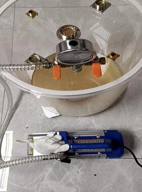 克力真空桶真超箱全透明长空保压密封脱泡桶抽气FMP桶干燥箱抽亚