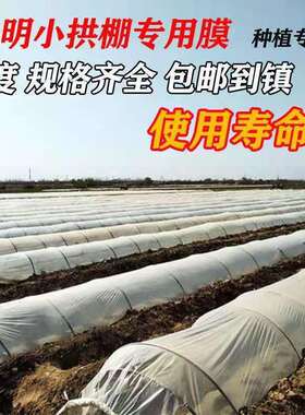 农用种植白色透明塑料薄膜小拱棚保温蔬菜大棚膜地膜二膜加厚