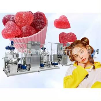 专业糖果机械制造上海厂家新品水果糖果浇注线熬糖化胶食品机械加