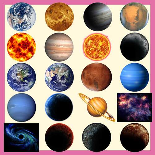 手账贴纸宇宙星空行星风景天文装饰星球ipad地球小图案儿童贴贴画