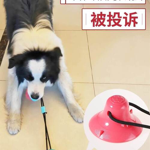 dog toy suction cup pull ball large dog bite resistant molar