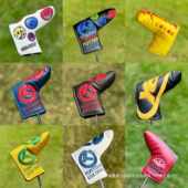 球头帽套 高尔夫球杆保护套 Tit通用泰特一字型直条推杆套 杆头套