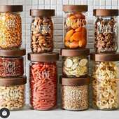 批發玻璃密封罐相思木盖收纳罐陈皮茶叶圆形分装 瓶厨房食品玻璃罐