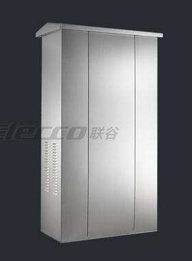 联谷不锈钢户外柜600*1200*350mm/落地动力柜IP55室外防水柜 B级