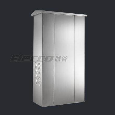 联谷不锈钢户外柜600*1000*350mm/室外动力柜IP55防护电气柜 A级