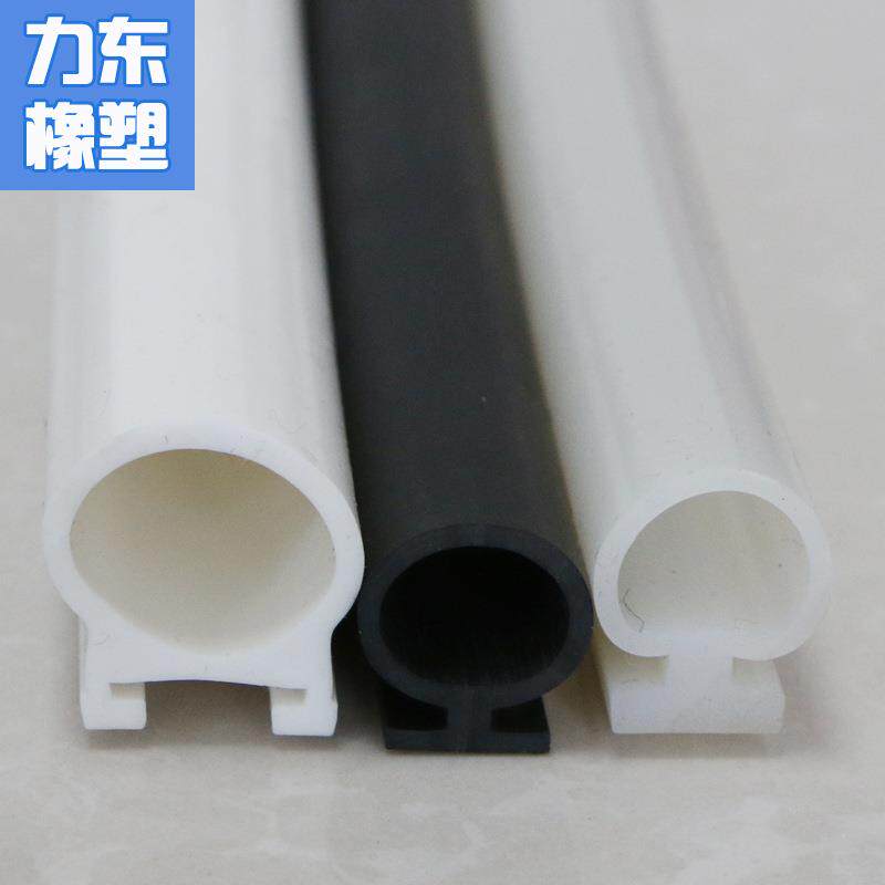 供应LED压力波道闸杆硅胶条小区升降杆防撞胶条硅胶道闸杆防砸条