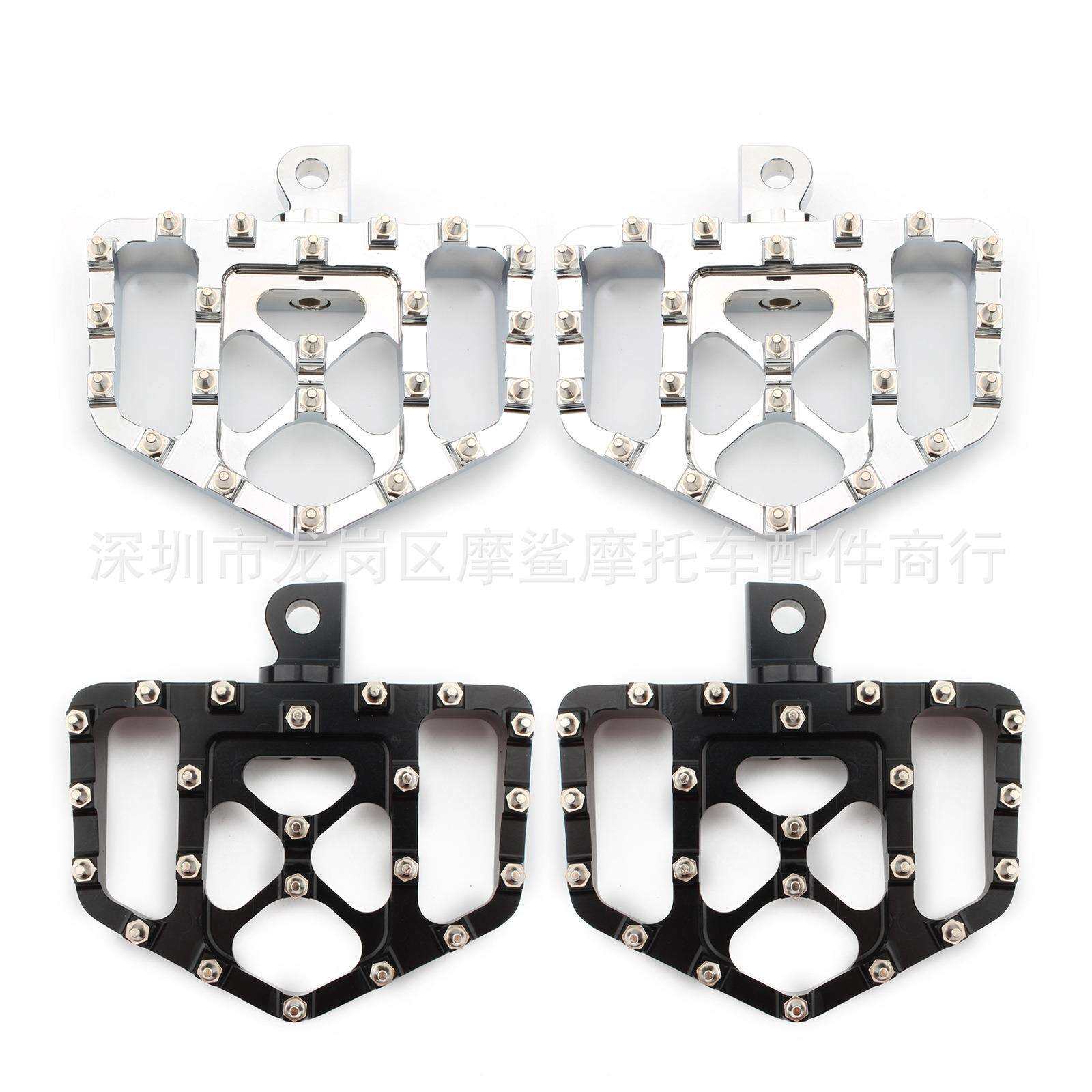 适用哈雷XL883 1200 X48软尾滑翔改装配件脚踏板脚蹬前置后置脚踏