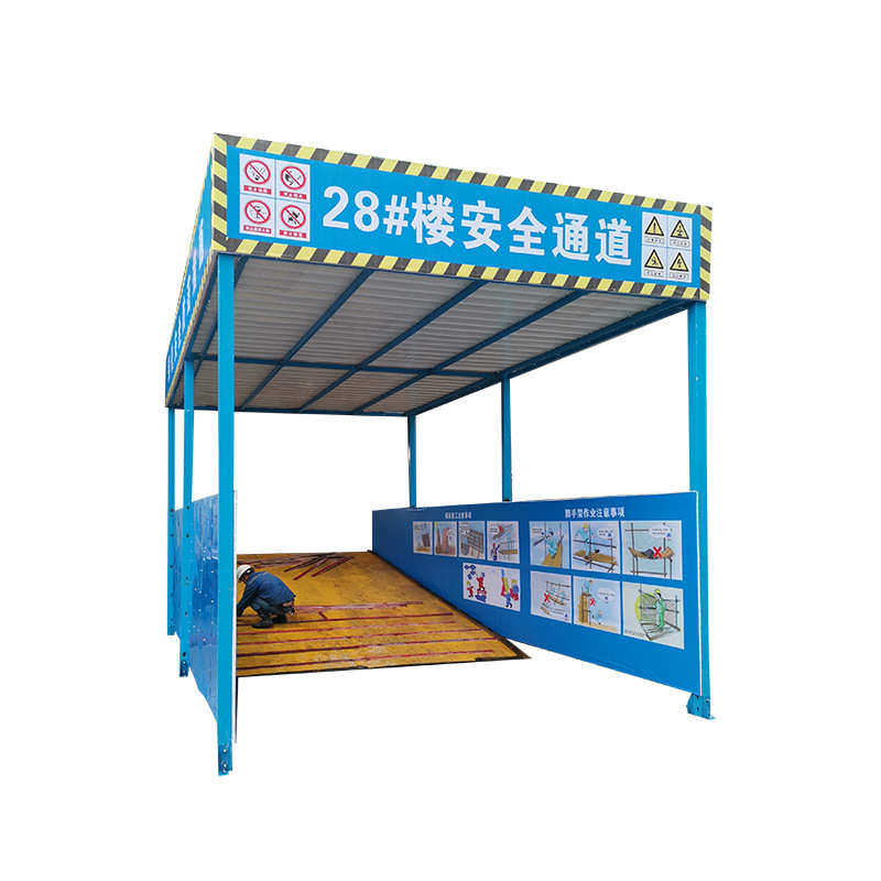安全防护钢筋操作施工 棚组装木工工地现货式标准化通道 棚移动式
