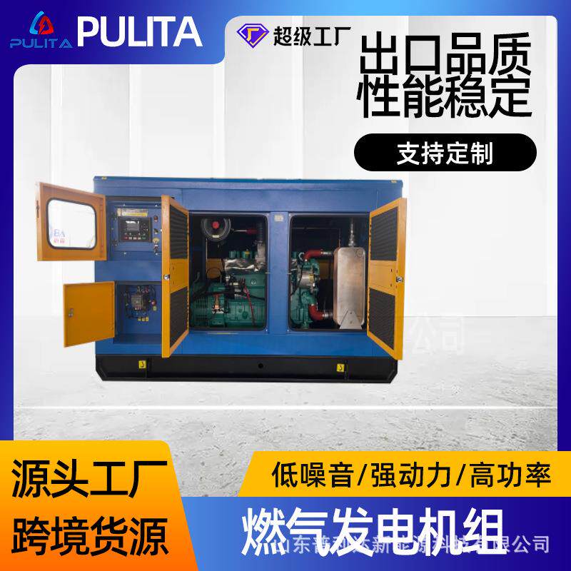 双燃料发电机组50KW船用发电机组海淡水交换静音式400V甲醇发电机