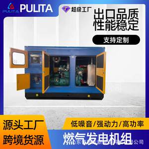 双燃料发电机组50KW船用发电机组海淡水交换静音式400V甲醇发电机