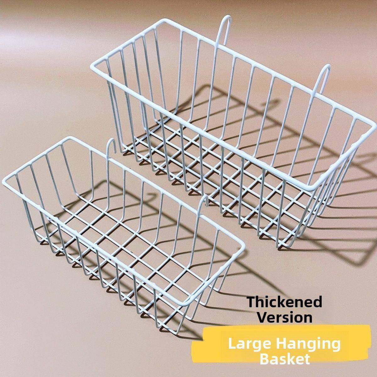 网格挂篮托盘金属丝网储物架家装超市货架白色大型储物篮,收纳整理,挂篮,淘宝优惠券,粉丝福利购,淘宝优惠卷
